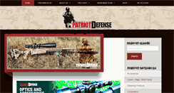 Desktop Screenshot of patriotdefense.com