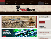 Tablet Screenshot of patriotdefense.com